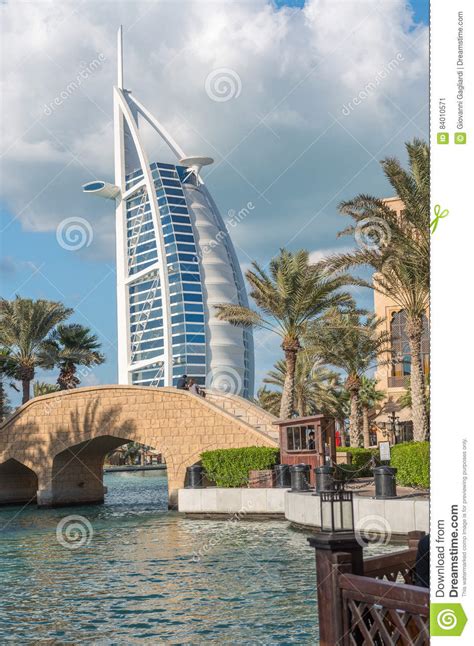 Dubai December 11 2016 Worlds Most Luxurious Hotel Burj Al Stock