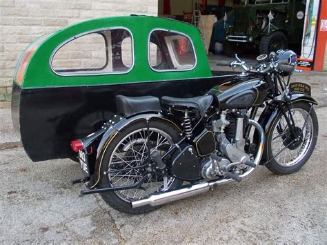Bsa M33 1949 With Swallow Ca Sidecar