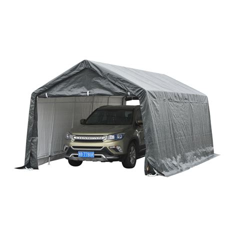 20 X 12 Heavy Duty Enclosed Vehicle Shelter Carport Grey Walmart