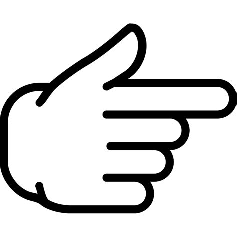 Pointing Right Finger Vector Svg Icon Svg Repo