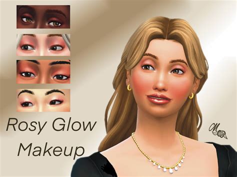 The Sims Resource Rosy Glow Makeup