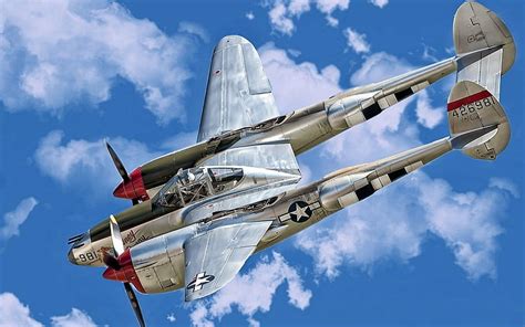 Hd Wallpaper Military Aircrafts Lockheed P 38 Lightning Wallpaper Flare