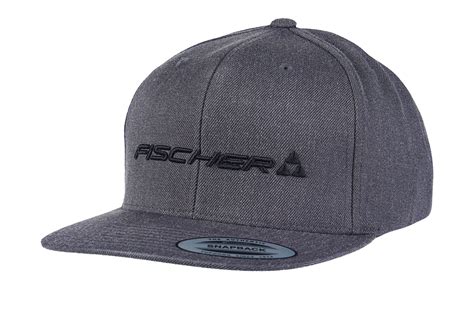 Logo Ball Cap Gray Fischersports Canada English