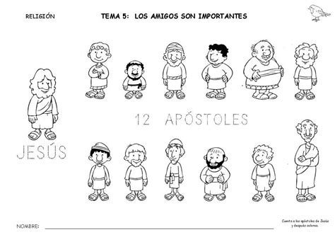 Los Doce Apóstoles Bible Lessons For Kids Bible For Kids Art For Kids