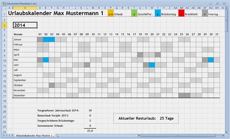 Deine kostenlose urlaubsplaner excel vorlage 2021 für excel, als pdf oder zum drucken. Urlaubsliste Mitarbeiter Vorlage Erstaunlich Ansprechender ...