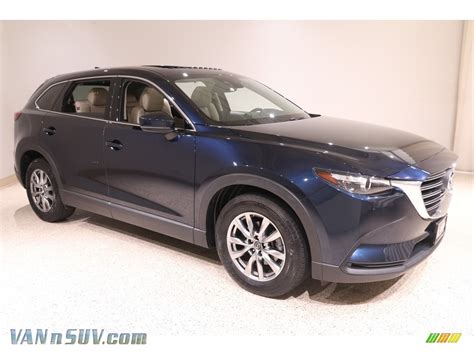 2017 Mazda Cx 9 Touring Awd In Deep Crystal Blue Mica 136183