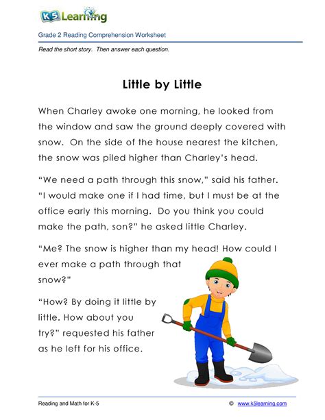 Short Story For 2nd Graders