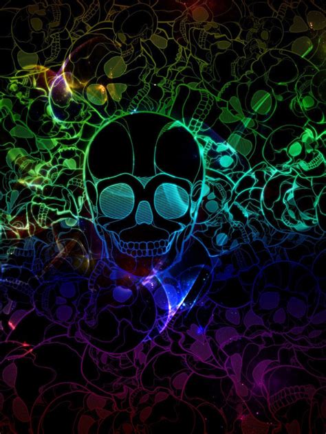 Free Download Abstract Color Skull Wallpaper Wallpaper Wallpaperlepi
