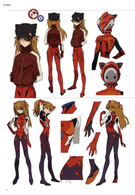 Evangelion 30 Character Model Sheet Character Poses Female Character Design Character