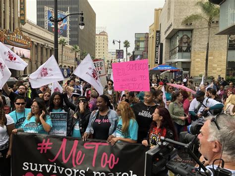 Hundreds In Hollywood March Against Sexual Harassment Houston Public Media