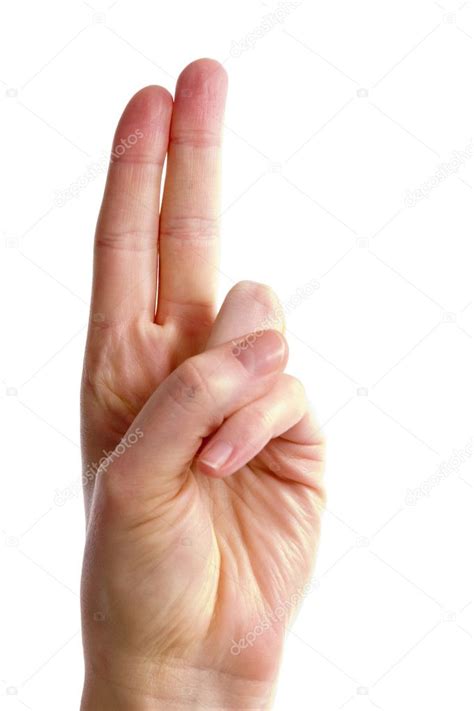 Two Fingers Stock Photo By ©simplefoto 5679243
