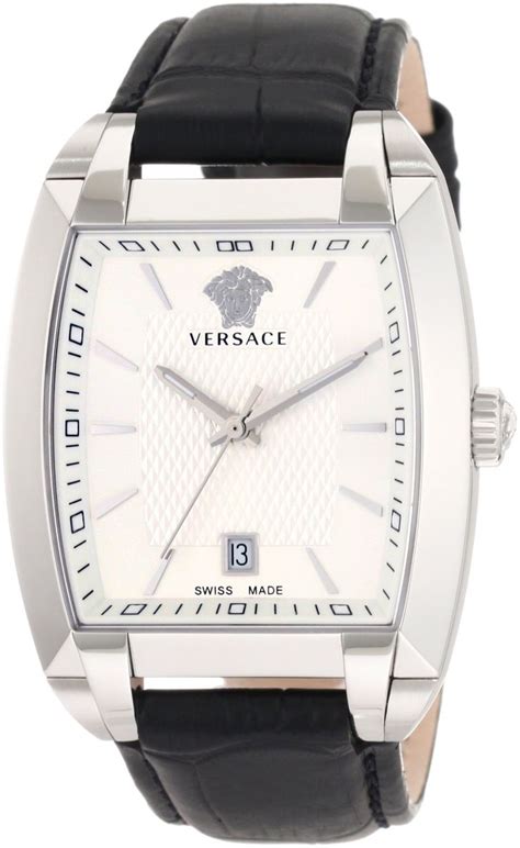 Versace Mens Wlq99d002 S009 Character Tonneau White Dial Watch White