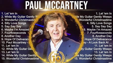 Paul Mccartney Greatest Hits ~ Best Songs Of 80s 90s Old Music Hits