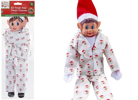elves behavin badly plush bear design pyjamas outfit for elf southwood christmas shop