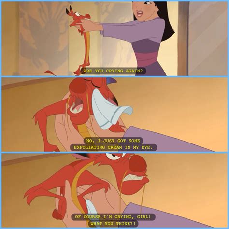 Lol Cx Funny Disney Jokes Disney Memes Disney Quotes Funny Cartoons Hilarious Mulan Disney