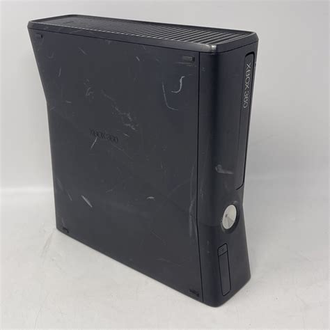Microsoft Xbox 360 S Slim Console Model 1439 Matte Black Console 4gb