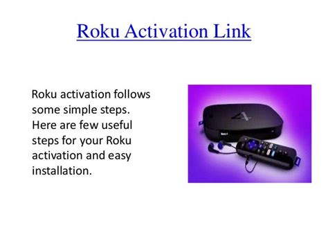 Steps For Roku Activation Link