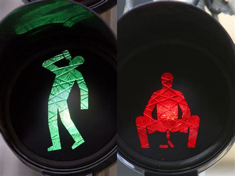 Funny Traffic Lights Around The World Peoples Daily Online