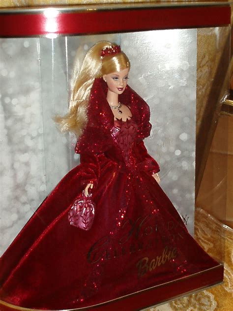 Mattel 2002 Holiday Celebration Special Edition Barbie Nrfb Barbie