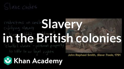 Slavery In The British Colonies Period 2 1607 1754 Ap Us History