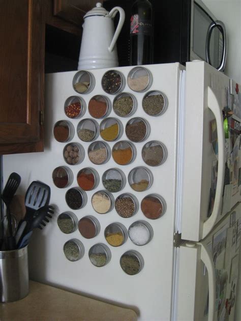 Make Your Own Magnetic Spice Rack Rv Organization Diy Apartment