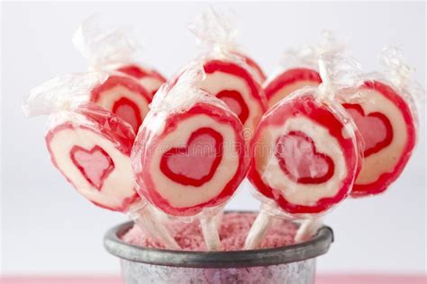 Heart Lollipops Stock Photo Image Of Sugar White Confectionery