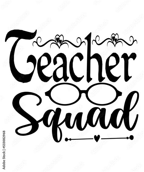 Teacher Svg Bundle Teacher Svg Back To School Svg Teacher Shirt Svg