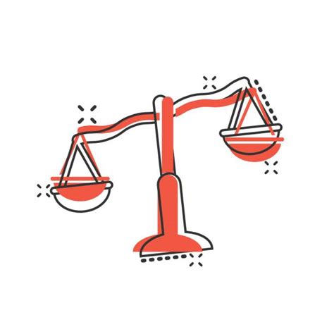 Cartoon Of The Antique Balance Scales Illustrations Royalty Free