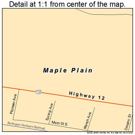Maple Plain Minnesota Street Map 2740256