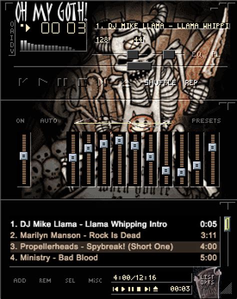 Winamp Skin Ohmygoth Free Download Borrow And Streaming