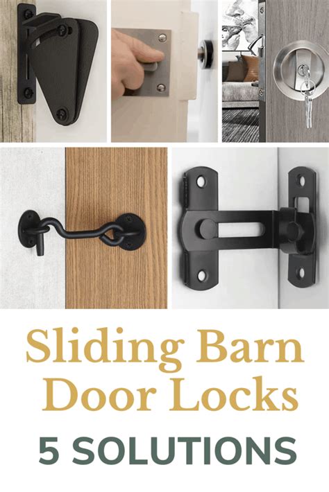 Sliding Barn Door Locks 5 Solutions Making Manzanita