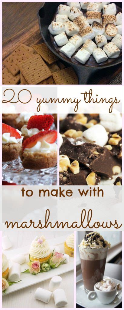 How to make things easier. 20 Yummy Things to Make with Marshmallows - Ripped Jeans & Bifocals