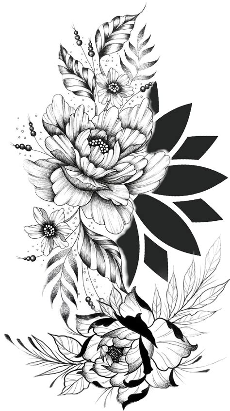 Pin By Jhow Martins On 3 D Tattoo Design Drawings Floral Tattoo