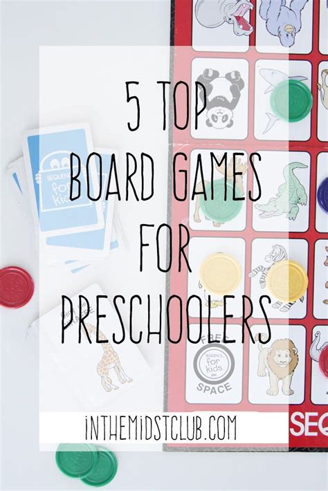 5 Top Board Games For Preschoolers In 2020 Preschool Board Games Fun