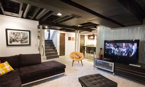 15 Modern And Contemporary Living Room Basement Designs Home Design Lover