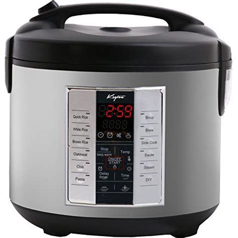 Rice Cooker 20 Cups 10 Cups Uncooked Digital LED Controls Display