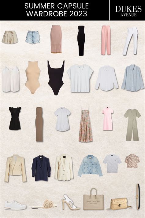 build the perfect summer capsule wardrobe with just 30 items