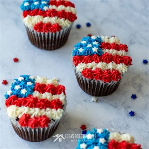 American Flag Cake Ideas Fourth Of July Cupcakes Ideas For The Home