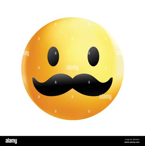 Smiley Face With Mustache And Thumbs Up