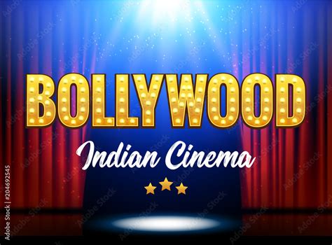 Bollywood Indian Cinema Film Banner Indian Cinema Logo Sign Design