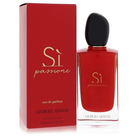 Armani Si Passione By Giorgio Armani Eau De Parfum Spray 34 Oz For Women