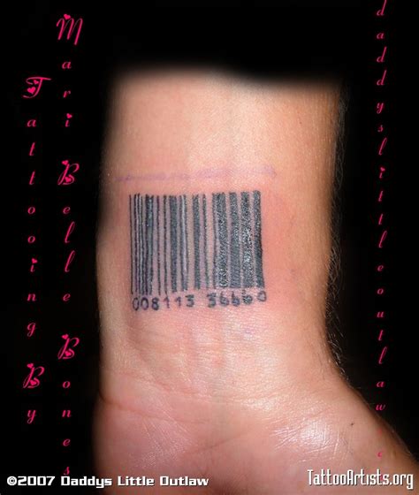 Barcode Tattoo Images And Designs