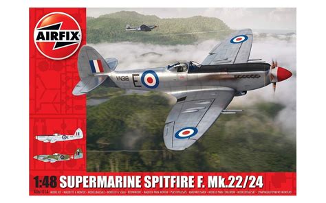 Airfix Supermarine Spitfire Mk2224 148 Scale Plastic Model Kit Hobbies