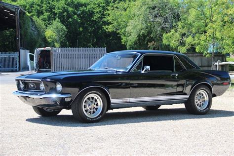 1968 Ford Mustang 302 Auto Coupe Black Muscle Car
