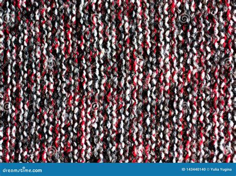 Variegated Knitted Fabric Motley Knit Texture Background Of Wool