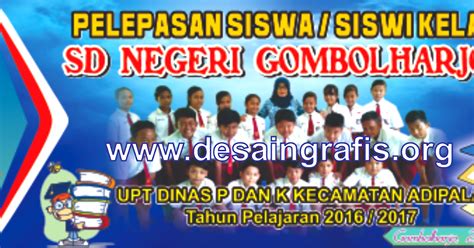 Desain Banner Perpisahan Sekolah Cdr Kumpulan Desain Grafis Coreldraw