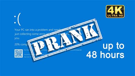 Animated Fake Blue Screen Of Death Windows10 Prank Bsod 12h Up To 48h
