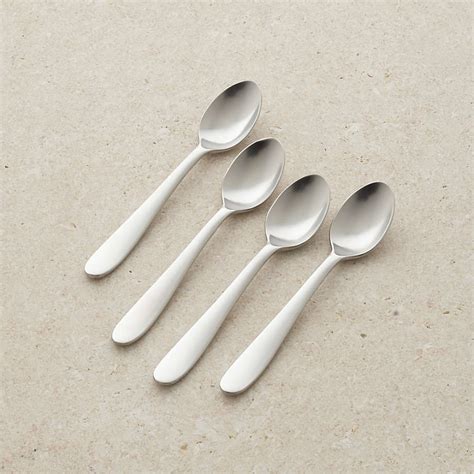 Set Of 4 Fusion Coffee Spoons Reviews Crate And Barrel