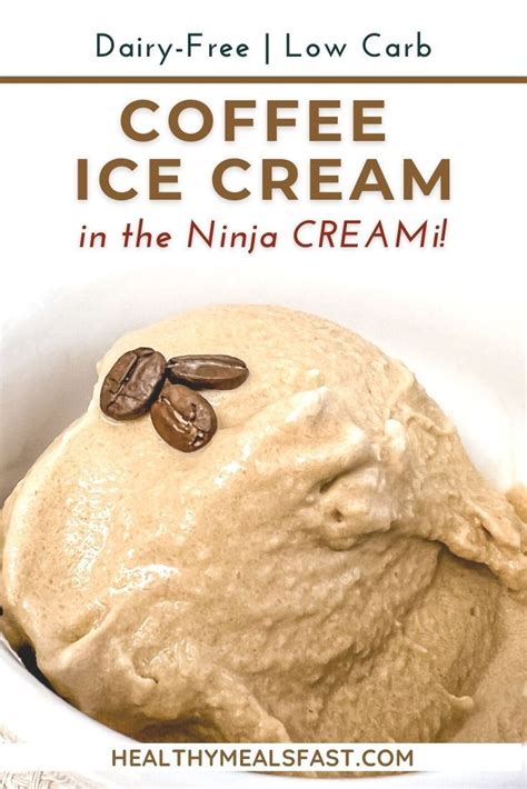 Ninja CREAMi Coffee Ice Cream Recipe Ice Cream Maker Recipes