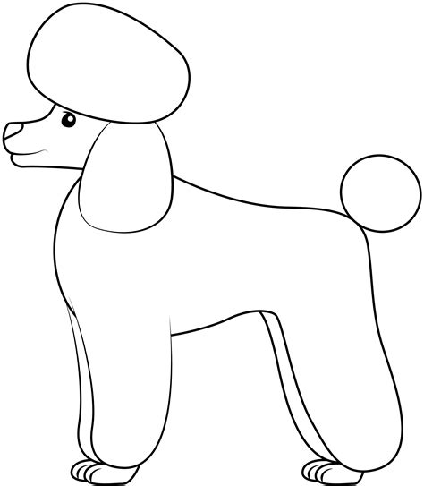 Poodle Printable Template Free Printable Papercraft Templates